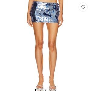 NWT-Low Rise Paillette Skirt